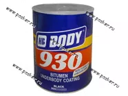 Антикоррозийное покрытие HB BODY 930 2,5кг черный|Код 6356