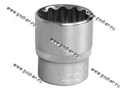 Головка торцевая 27 1/2 короткая 12-гранная KRAFT KT 700357|Код 63719
