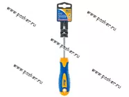 Отвертка крестовая 0*100 противоскользящая рукоятка KRAFT 700419|Код 63725