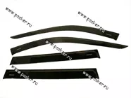 Дефлектор боковых окон Voron Glass LADA Largus 2012 накладной 4шт|Код 6399