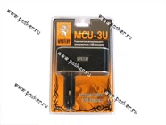 Разветвитель прикуривателя на 3 гнезда + 1 USB MYSTERY MCU-3U|Код 64033