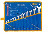 Ключи комбинированные 12 предметов 6-22 сумка KRAFT 700554|Код 64399