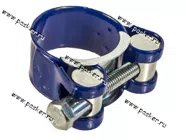Хомут COMFORT 20-22 силовой одноболтовый синий|Код 64589