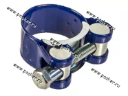 Хомут COMFORT 23-25 силовой одноболтовый синий|Код 64590