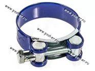 Хомут COMFORT 68-73 силовой одноболтовый синий|Код 64603