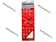 Стержни для клеевого пистолета Matrix белые 11мм L200мм 6шт 930723|Код 64640