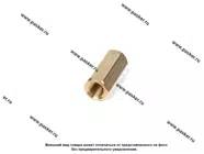 Переходник-двойник для тормозных трубок М10х1,25 латунный|Код 64888