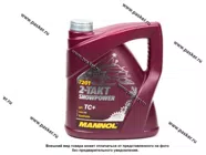 Масло Mannol 2-х тактное SNOWPOWER API TC+ 4л син MN7201-4|Код 65245