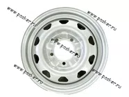 Диск колесный 16/6,5J/5*139,7/ET40/d108,5 УАЗ 452 серебро 452-3101015|Код 6527