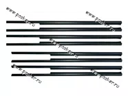 Уплотнитель боковых стекол 2106 ворсалановый, бархотка Сызрань|Код 6535