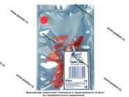 Лампа светодиод 12V W2x4.6D T5 KRAFT краная KT 700072 [упаковка 20 шт.]|Код 6583