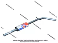 Резонатор Renault Logan-2 2014 ФОБОС сталь DX52/53 алюмокремниевый AS120 66091|Код 66449