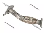 Труба приемная KIA Ceed ED 2007-12 с гофрокомпенсатором ФОБОС 30901|Код 66647