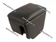 Подлокотник декоративный Hyundai Solaris с 2017 г.в. перф вставка установка в подстаканник Автоблюз|Код 66708