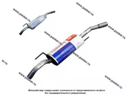 Глушитель Volkswagen Passat 3 ФОБОС 1988-1993гг сталь DX52/53 алюмокремниевый AS120 48359|Код 67312