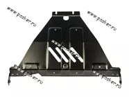 Защита картера и КПП 2104 2105 2107 LECAR с крепежом|Код 67379