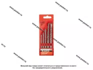 Сверла по бетону 5 предметов 4,5,6,8,10мм пластиковый кейс Matrix 70730|Код 67692