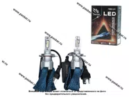 Лампа светодиод 12V 18W H4 P43t Clearlight Performance 7500Lm 6000K|Код 68154