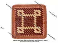 Накидка на сиденье деревянная массажная Nova Bright 48445 коврик|Код 68320