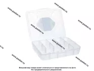 Органайзер 190х160х45мм прозрачный матовый Сибртех 90726|Код 6880