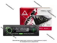 Автомагнитола AURA USB/Bluetooth/MicroSD/FM 4х51W 2RCA ID3 тэги зеленая подсветка FIREBALL-306BT|Код 68833