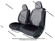Накидка на сиденье AUTOPROFI ALC-0210 BK/RD алькантара черный/красный нижняя часть|Код 69535