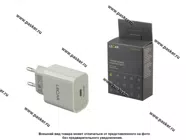 Зарядное устройство вилка LECAR 1 выход type C|Код 69834