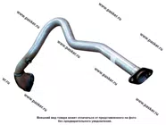 Труба приемная 2123 Chevrolet Niva ФОБОС из стали DX52/53 с алюмокремниевым покрытием AS120 34994|Код 71213