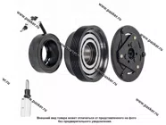 Электромуфта компрессора кондиционера Lada Largus 12- Renault Logan 08- LUZAR LMAC 0902|Код 72074