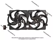 Мотор вентилятора 2123 Chevrolet Niva LUZAR 2 вент. с кожухом без резистора LFK 0124|Код 72165