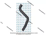 Патрубок радиатора 1118 Калина KRAFT верхний KT 885864|Код 72508