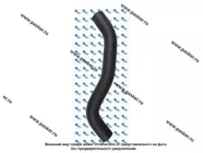 Патрубок радиатора 21082 KRAFT верхний KT 885858|Код 72514
