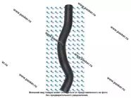Патрубок радиатора 21082 KRAFT нижний KT 885873|Код 72515