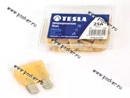 Предохранитель флажковый TESLA 50шт 25A|Код 72632