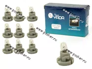 Лампа 12V1.2W Т4 Nord YADA с серым патроном|Код 72877