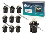 Лампа 12V1.2W BX8.5d Nord YADA с патроном|Код 72882