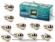 Лампа 12V21W BAU15s Nord YADA SILVER VISION [упаковка 10 шт.]|Код 72886