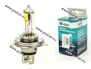 Лампа галоген 12V H4 60/55W P43t Nord YADA RAINBOW всепогодная|Код 72914