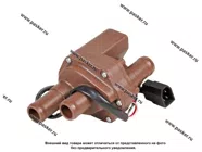 Кран отопителя Газель Бизнес LUZAR электрический 3 патрубка LVE 03063|Код 73230