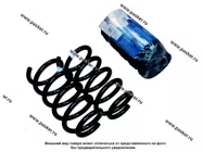 Пружина подвески Kia Mohave ФОБОС задняя усиленная 4*4 10116 [упаковка 2 шт.]|Код 73563