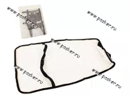 Накидка защитная на спинку сиденья морозостойкая пленка LECAR|Код 73631