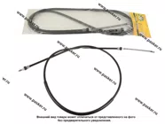 Трос ручного тормоза Renault Logan LADA Largus L-1993мм BESTPARTS BP001613|Код 73656