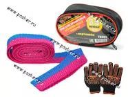 Трос буксировочный  3,5т Garde петли 4,5м Garde авиационный капрон в сумке + перчатки TB351|Код 74070