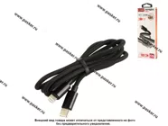 Кабель Lightning - Type-C 1м 3A WIIIX CB-555TC-U8-LOOK-10B быстрый черный|Код 74168