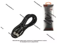 Кабель Type-C - Type-C 1м 5А WIIIX CB-555TC-TC-LOOK-10B быстрый черный|Код 74171