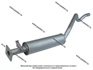 Резонатор Daewoo Nexia НОРМА закатной под катализатор 3970|Код 74582