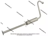 Резонатор Chevrolet Lanos НОРМА без катализатора 3972|Код 74891