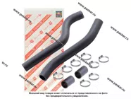 Патрубки радиатора 2108-099  2115 к-т 4 шт  8 хомутов ROSTECO|Код 75231