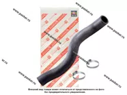 Патрубок радиатора 2108i 2115i ROSTECO нижний 2 хомута 20138|Код 75237