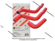 Патрубки радиатора 2170-2172 Priora к-т 3 шт силикон ROSTECO|Код 75247